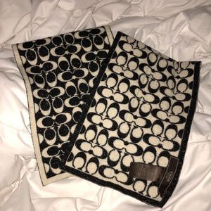 Coach shimmery scarf