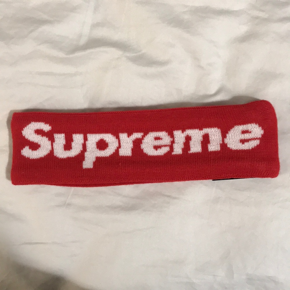 **BRAND NEW** Red Supreme Headband