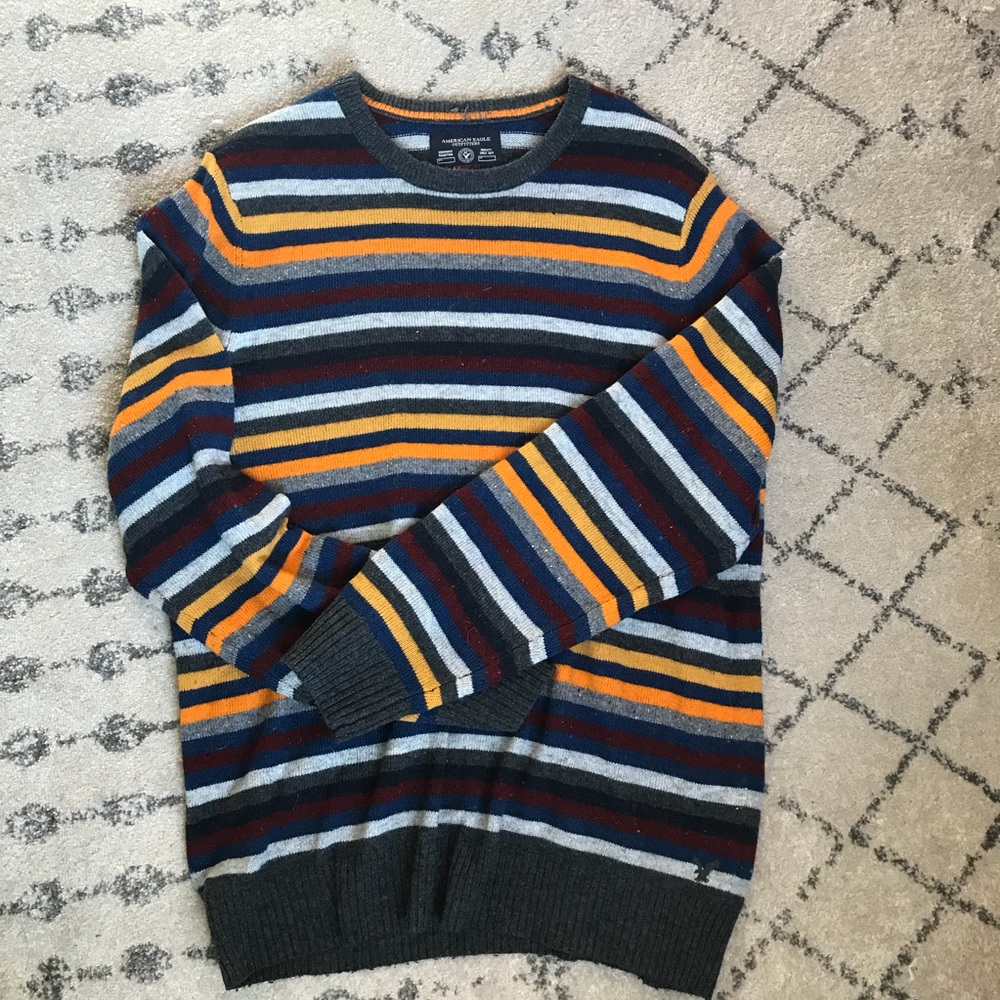 MENS AEO Striped Sweater