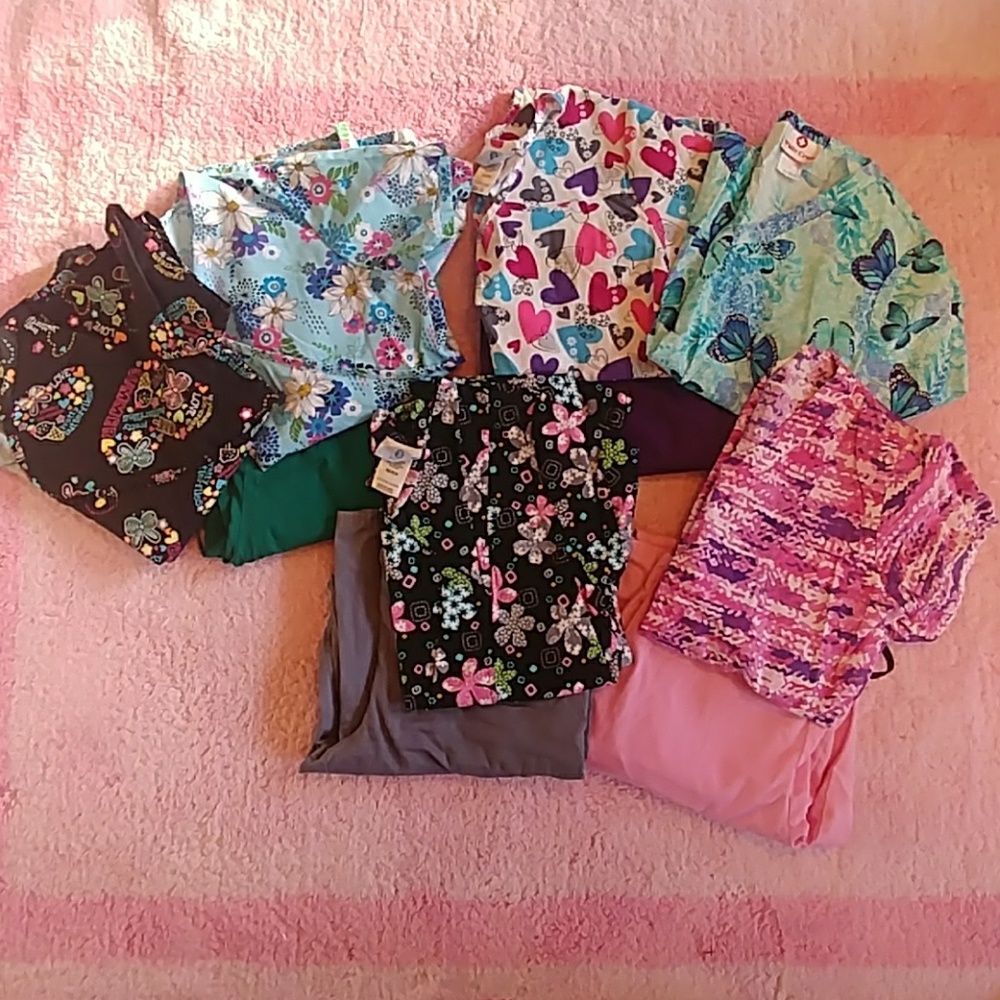 Huge Bundle of XS Scrub Outfits
