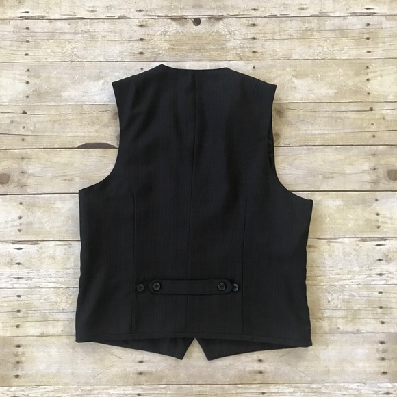 Alfani Suit Vest -Like New-Pinstripe Weave Pattern - Picture 2 of 3