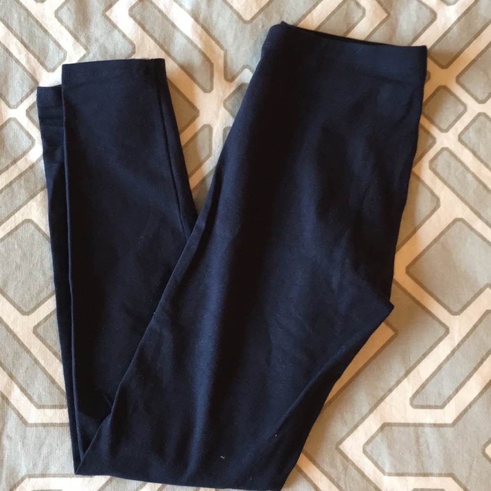 Ann Taylor navy blue leggings