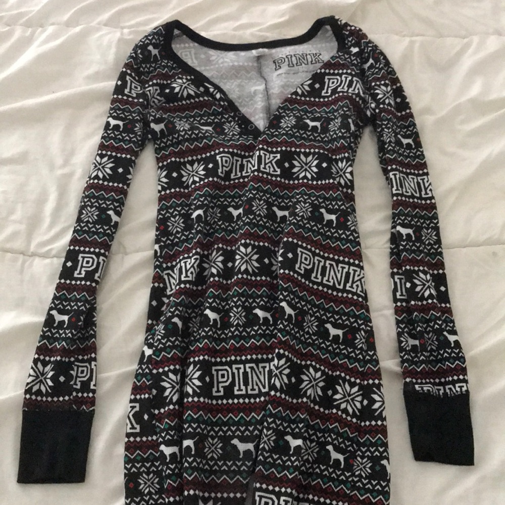 VS Pink Holiday Onesie
