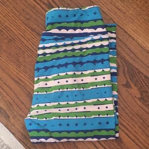 LuLaRoe OS leggings Worn once!