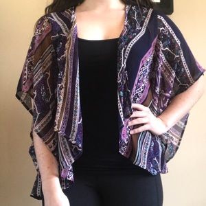 Purple kimono