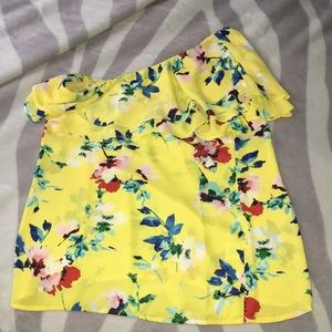 one shoulder, off shoulder shirt