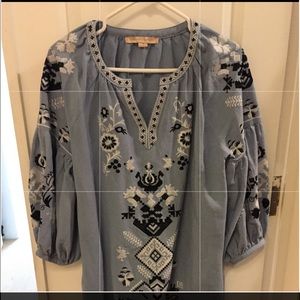 Ukrainian Style Embroidered Dress