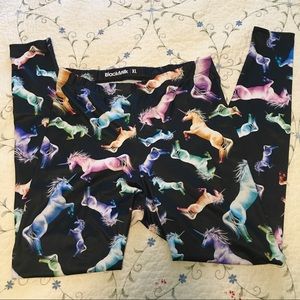 Black Milk Candy Corn Unicorn Leggings