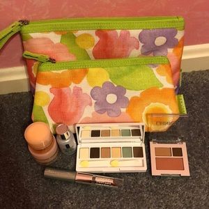 Clinique bags & makeup
