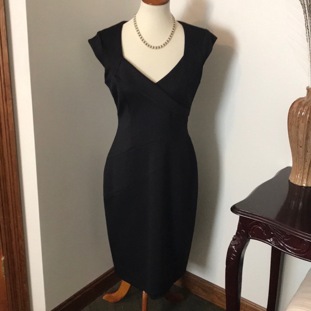 Maggie London black dress.