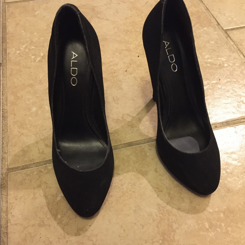 Aldo black heels