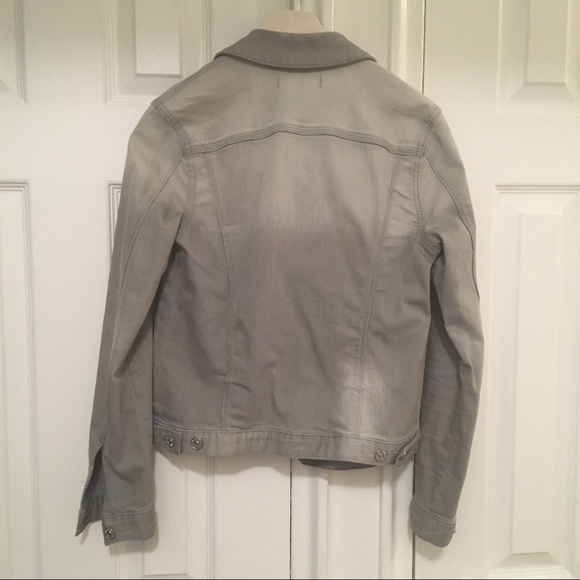 7 FOR ALL MANKIND GRAY DENIM JACKET SIZE XS - Picture 2 of 5