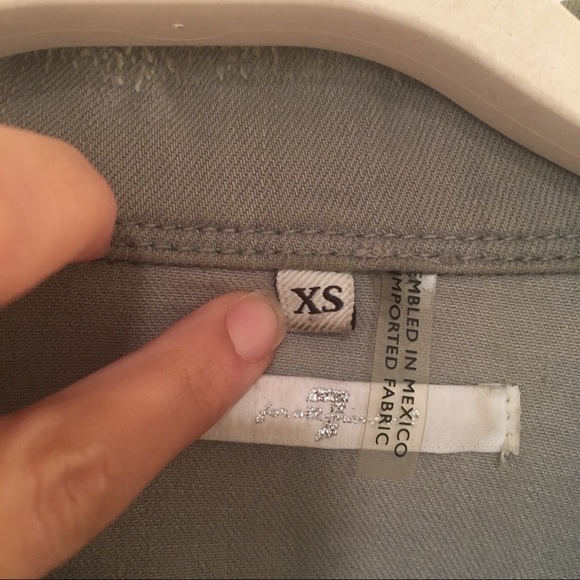 7 FOR ALL MANKIND GRAY DENIM JACKET SIZE XS - Picture 5 of 5