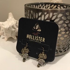 Hollister Owl Earrings