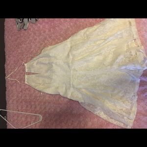 Hollister Cream lace Romper