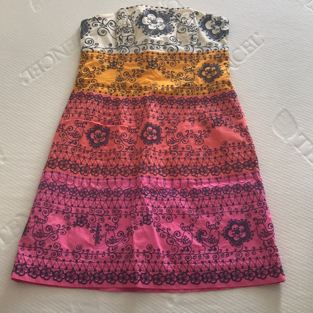 Lilly Pulitzer strapless dress size 4