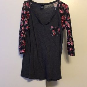 Floral Raglan