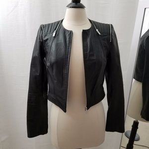 Bebe leather jacket