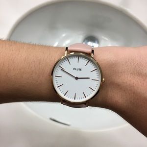 Cluse Pastel Pink Watch