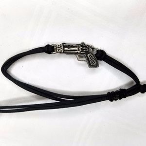 Gun Pull String Bracelet