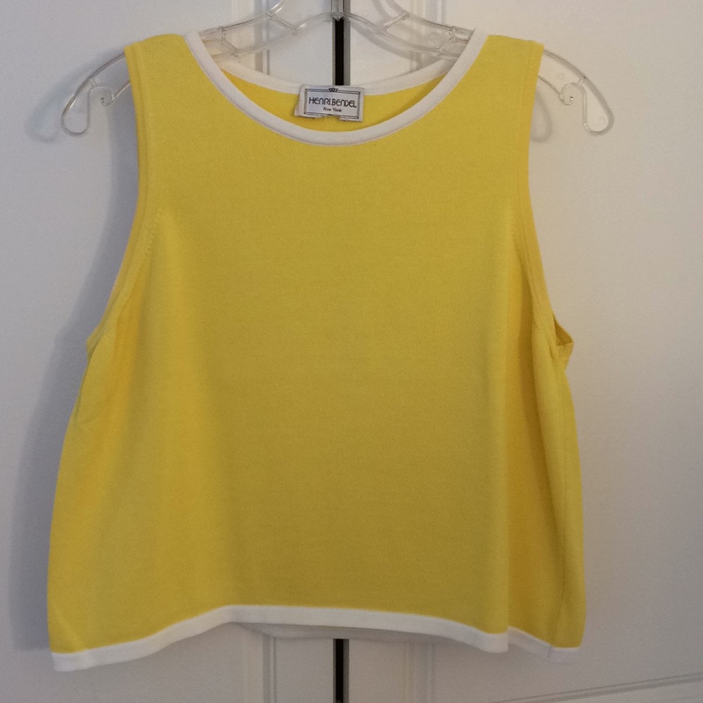 Henri Bendel sleeveless sweater shell