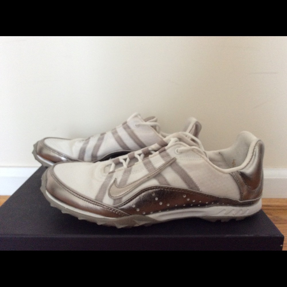 Nike Silver & White Sneakers