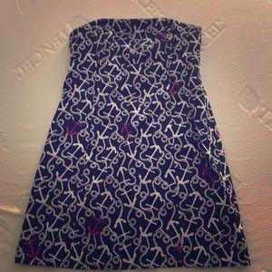 Lilly Pulitzer strapless dress size 4