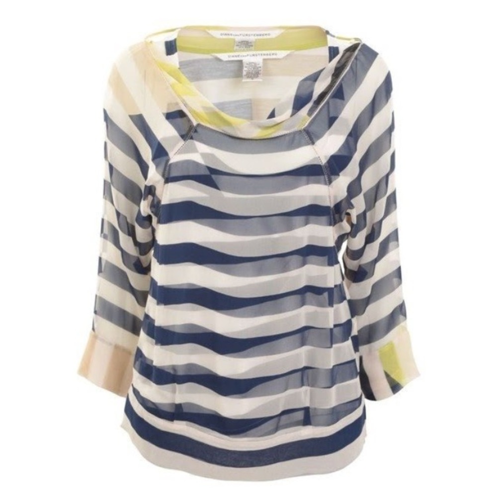 Diane von Furstenberg Helmina silk top - Picture 3 of 8