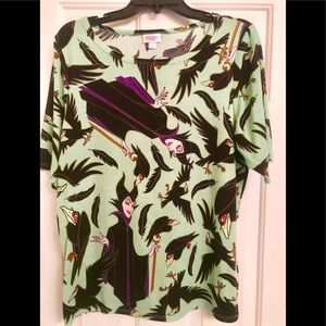 LulaRoe XL Gigi Maificent 2017 Disney Villians