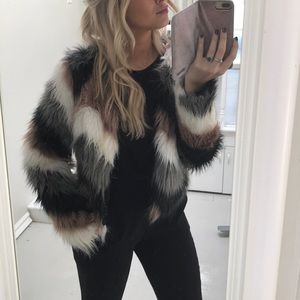 faux fur jacket