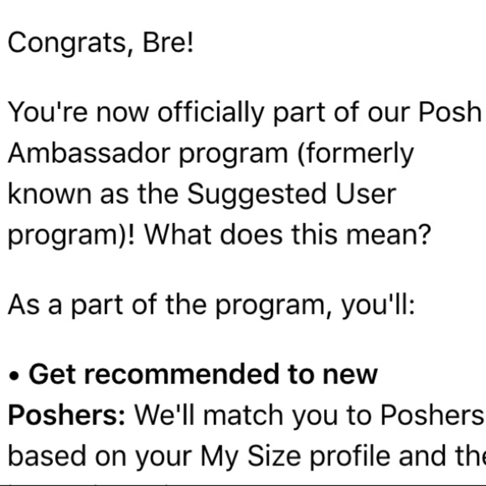 I'm a Poshmark Ambassador!