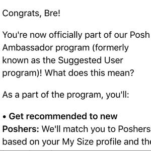 I'm a Poshmark Ambassador!