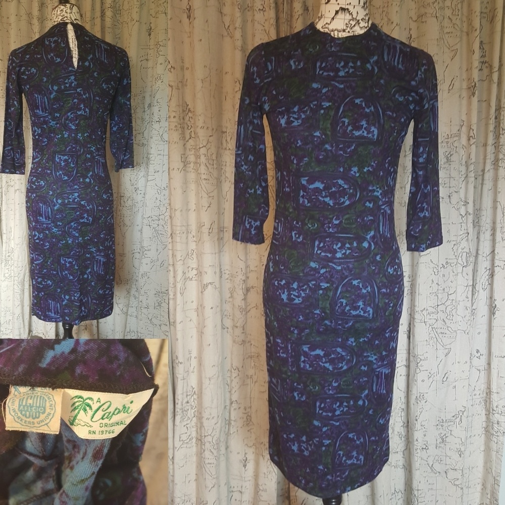 True vintage body hugging dress