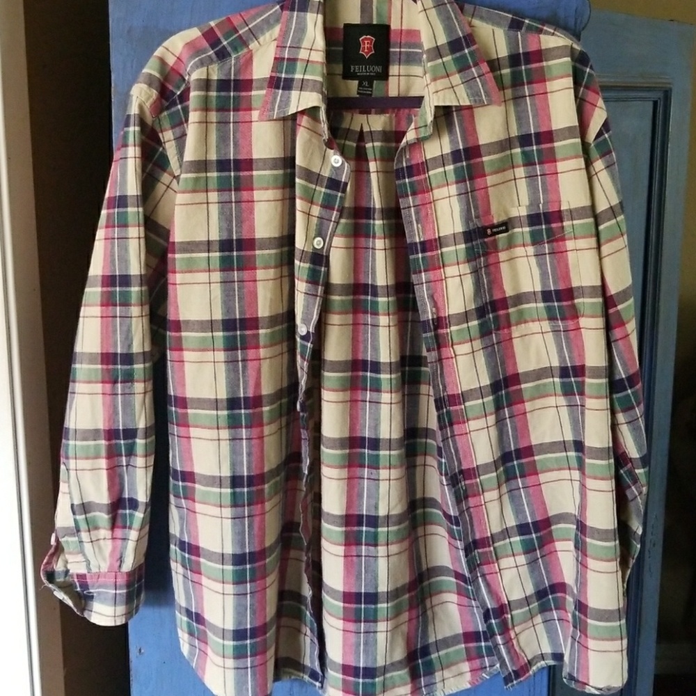 Feiluoni Flannel Shirt