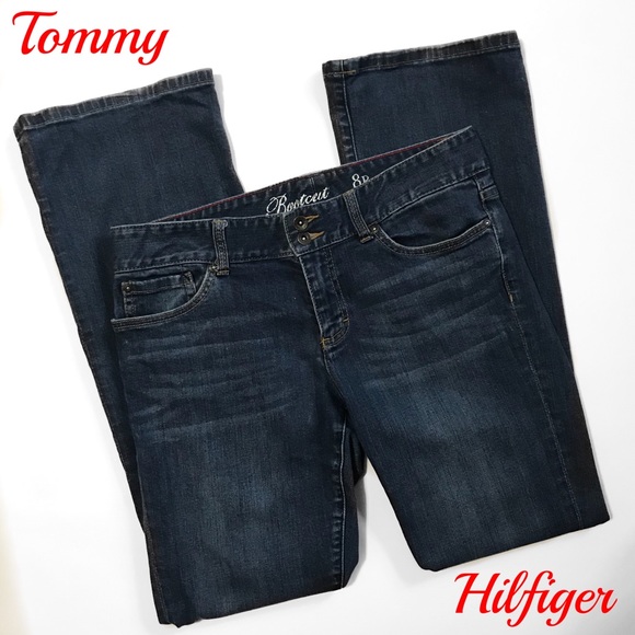 Tommy Hilfiger Bootcut Jeans Size 8R - Picture 1 of 6