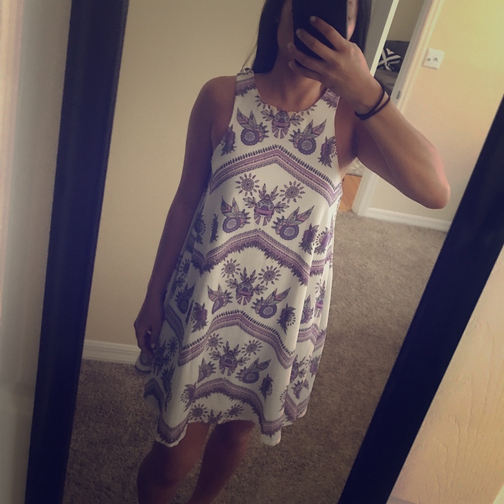 Dress from Sabo Skirt - white purple pink 6