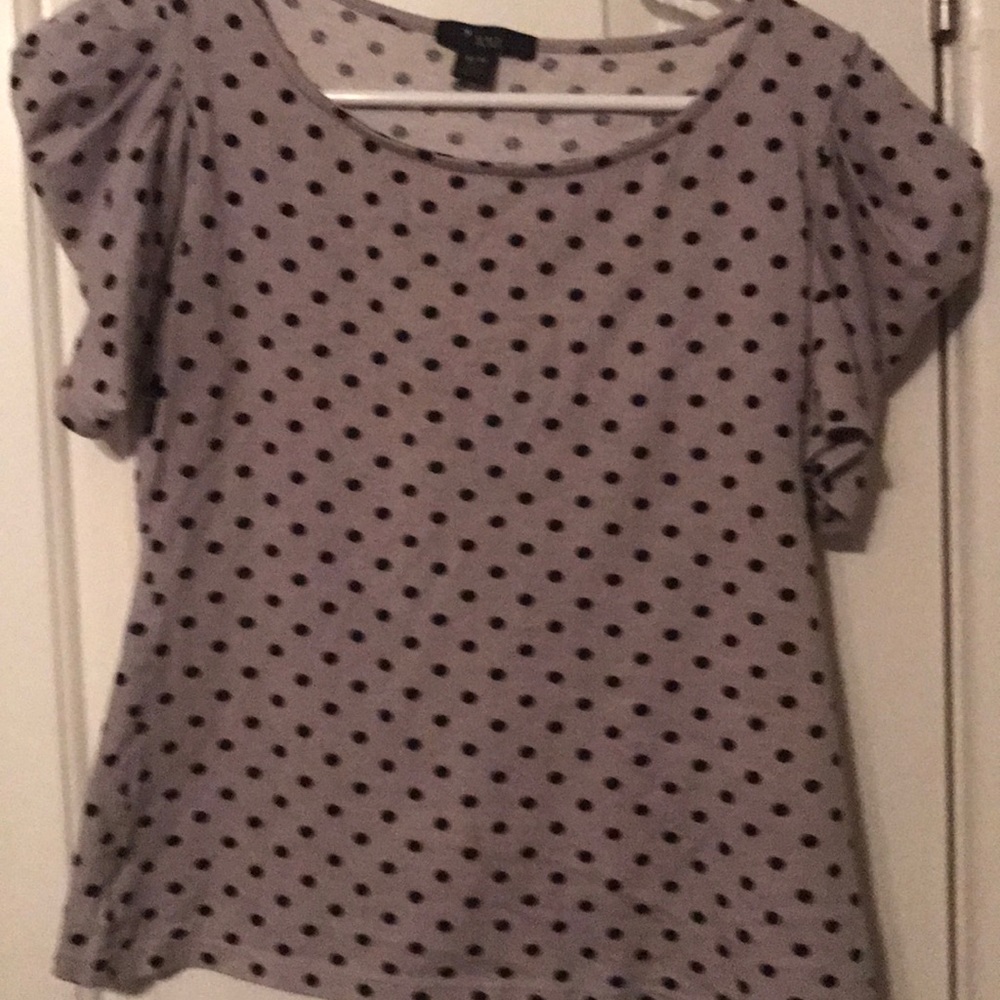 Polka dotted shirt