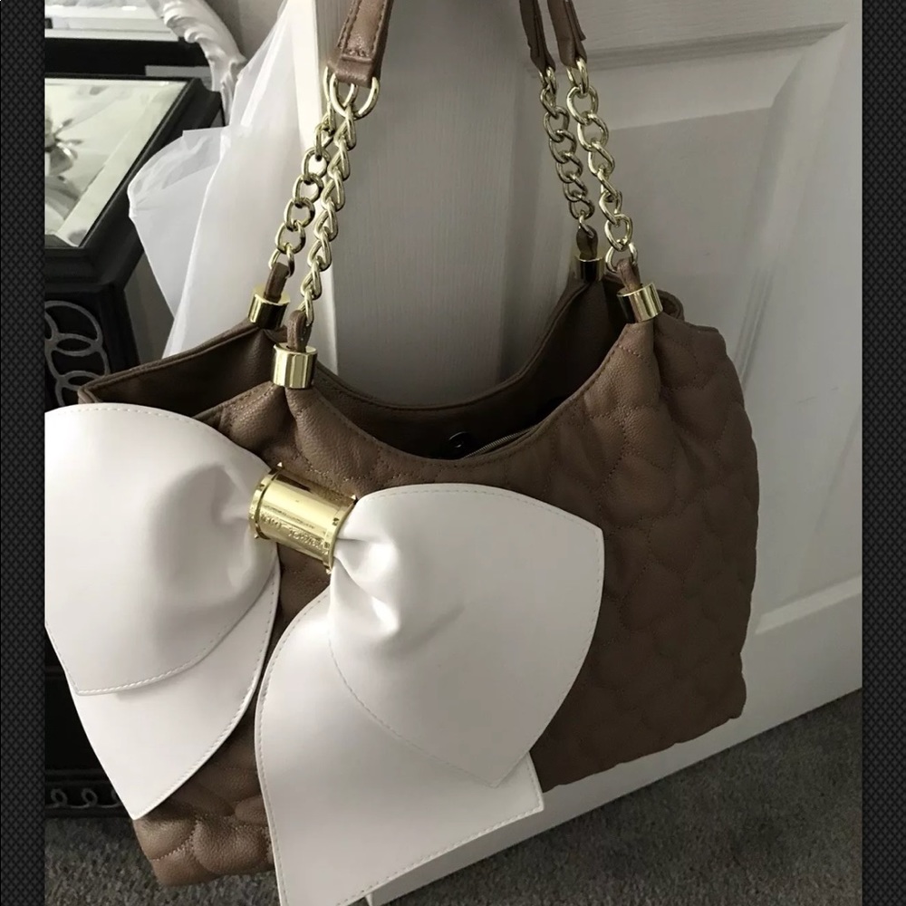 Betsey Johnson Large Bow bag