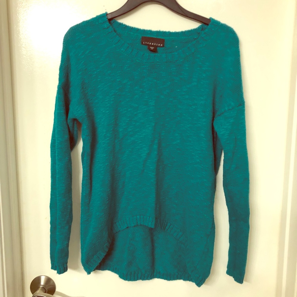 Attention Sweater Blue/green