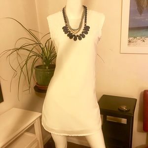 Skin soft white stunning dress