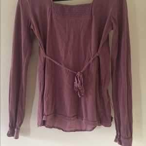 Free people long sleeve blouse