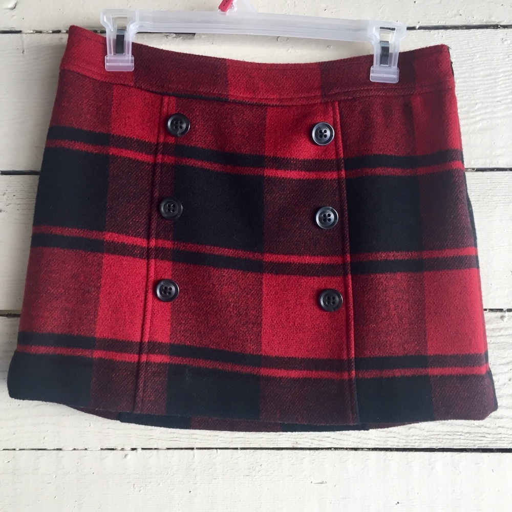 GAP Buffalo Plaid Mini Skirt