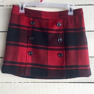 GAP Buffalo Plaid Mini Skirt