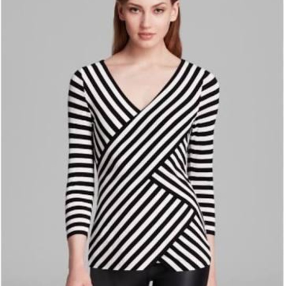 vince camuto striped top