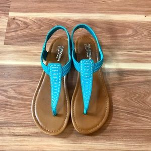 NWT Turquoise Sandals