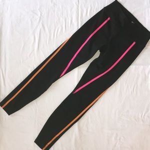 Nike Dri-Fit Neon Side Stripe Workout Leggings