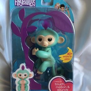 WOWWEE FINGERLING Turquoise Zoe ✨🐒✨