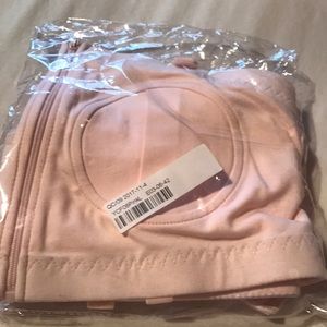 Brand new pink L nursing bra