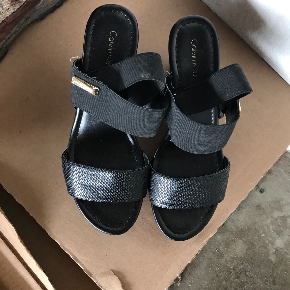 Calvin Klein wedges!