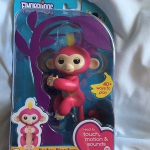 WOWWEE FINGERLING Pink Monkey Bella ✨🐒✨
